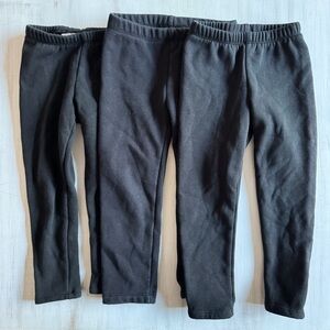 Fleece leggings bundle (size 3T)